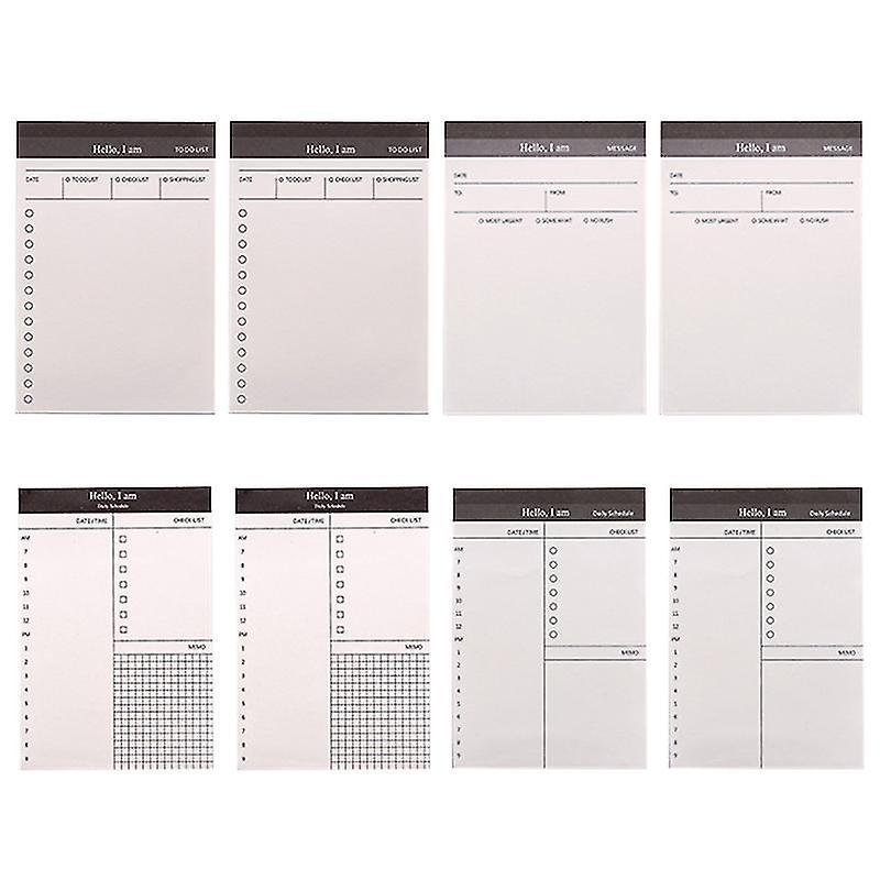 8pcs Note Pad