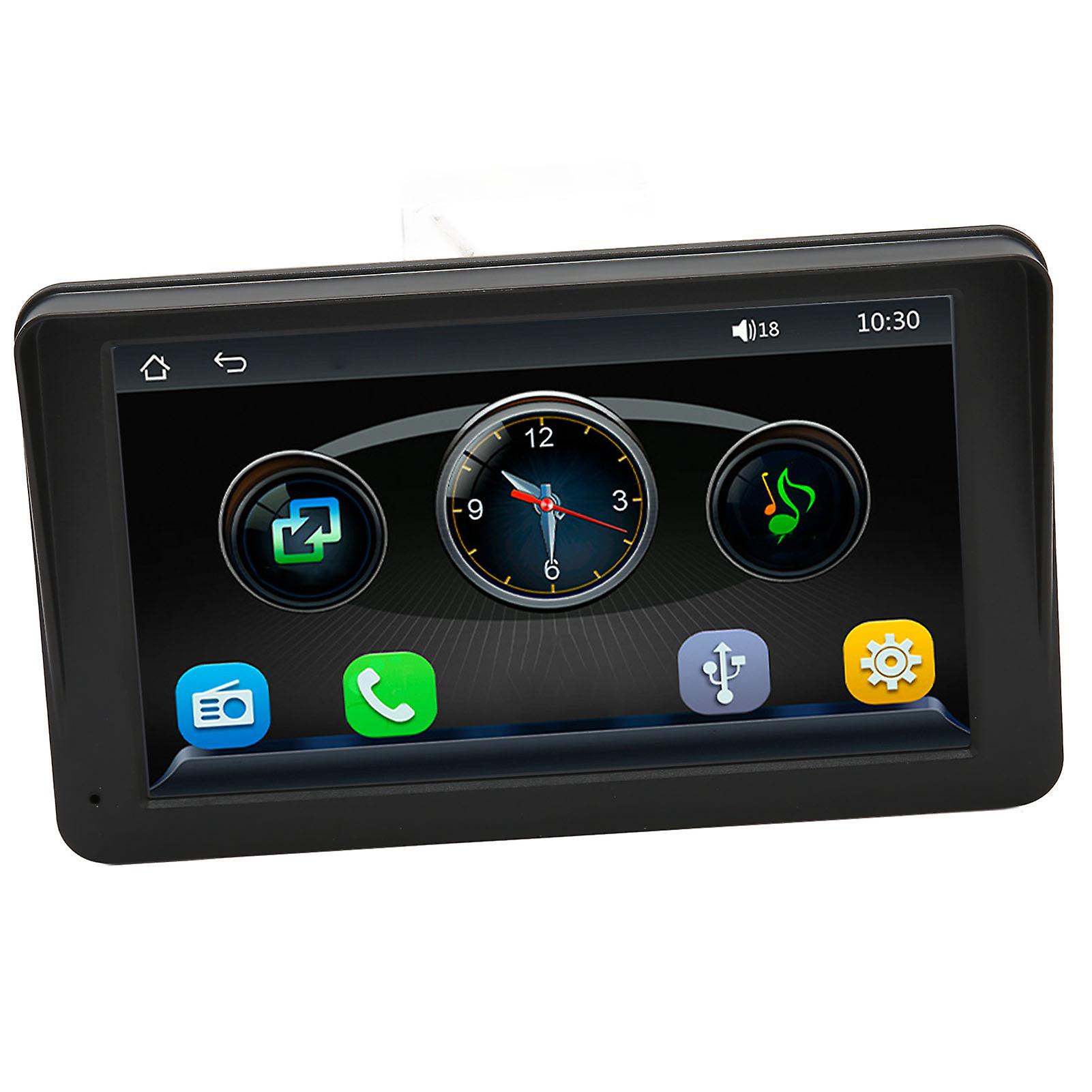 Car MP5 Player 7in Touch Screen Multimedia Player Multifunctional Car Stereo with Sun Visor LED Camera 