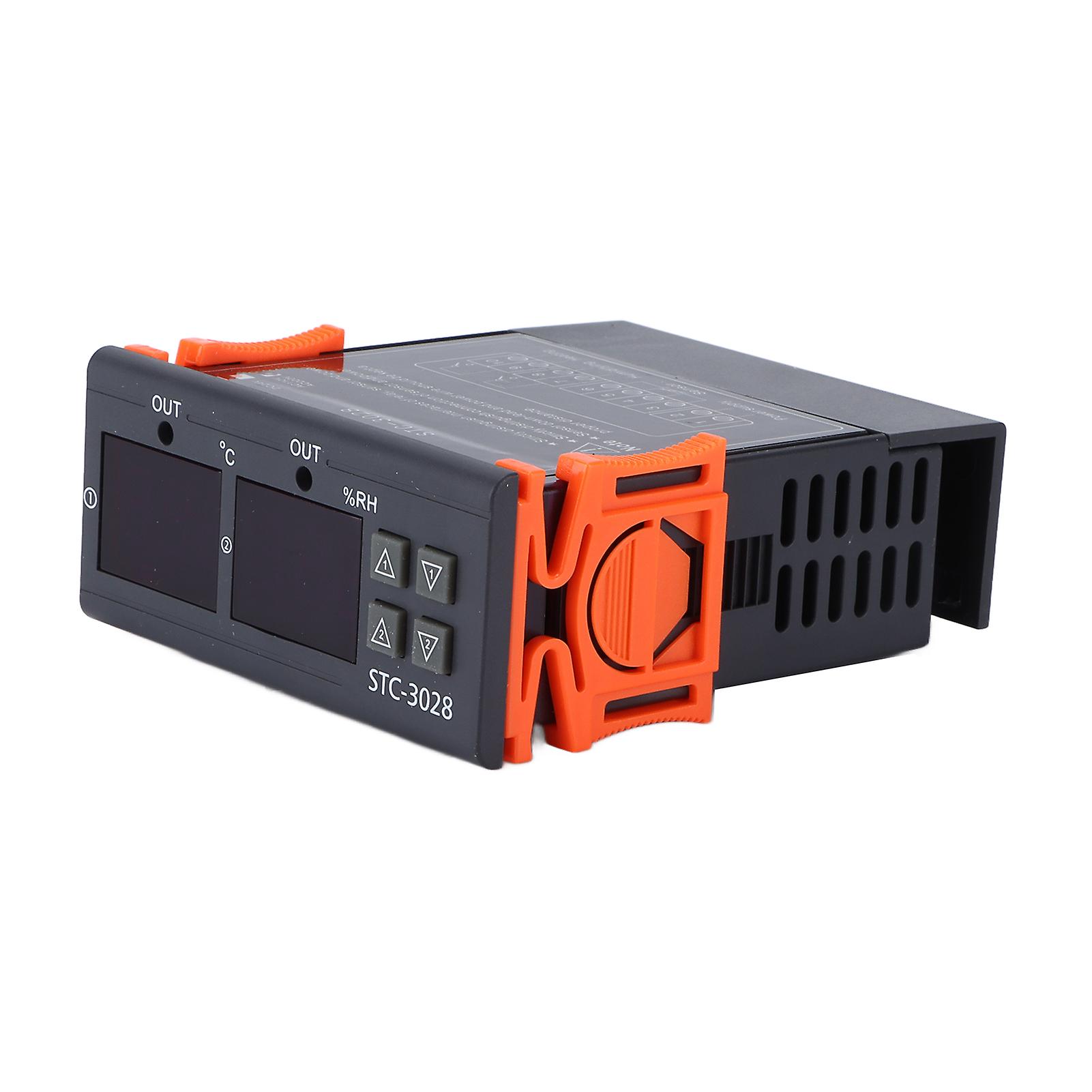 Digital Incubator Temperature & Humidity Controller AC110-230V, 28x70mm