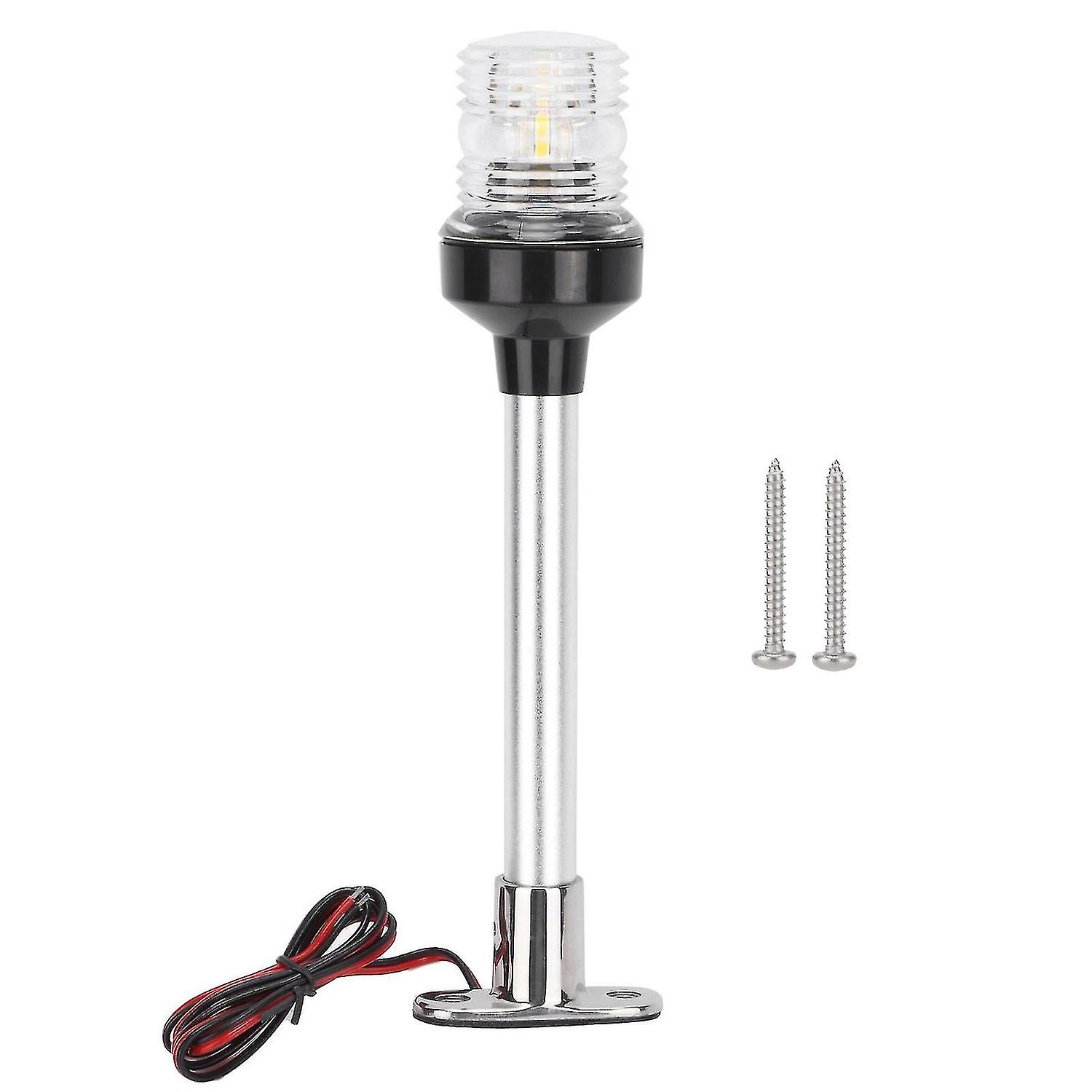 10In led sailing signal light dc12v24v 5w 360 all round boat anchor stern lamp ip66 white