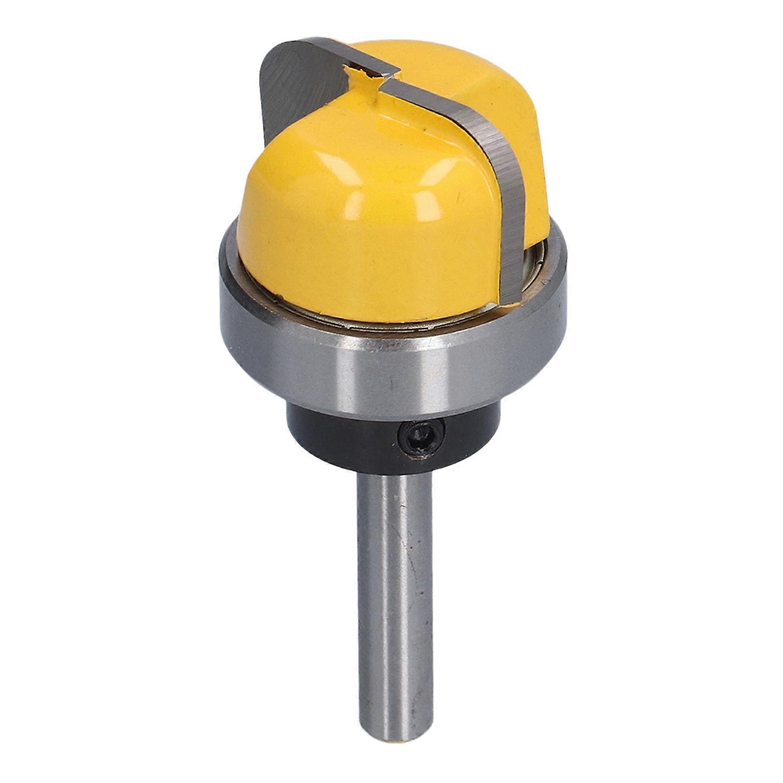 Round Nose Bit Core Box Bowl Tray Template Dish Carving Router Cutter cu rulment 1/4in Shank1?1/8in