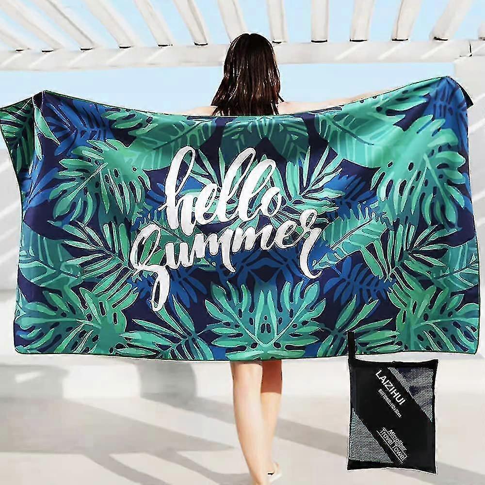 Double Sided Fleece Beach Towel,quick Dry Beach Blanket