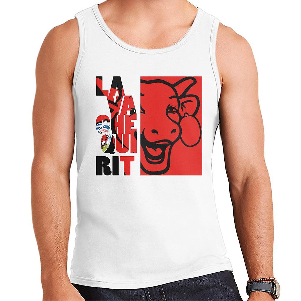 El chaleco de hombre de montaje rojo de la vaca risueña