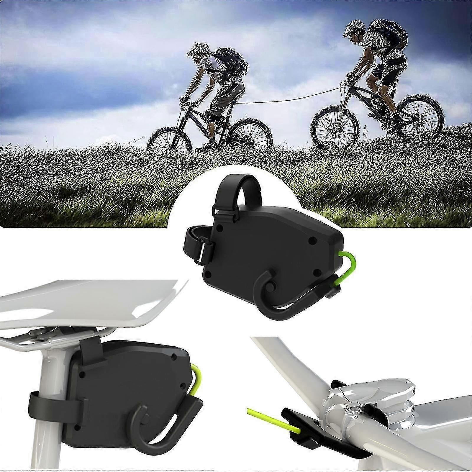 حبل سحب الدراجة ، حزام سحب الدراجة المرن MTB المحمول للأطفال البالغين ، عرض 50٪