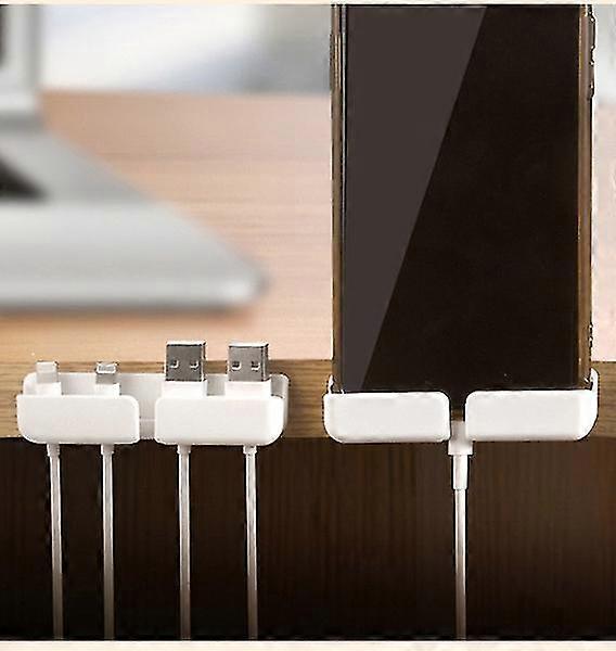 Multifunctional Desktop Cable Organizer Binding Card Slot Clip Bracket Set