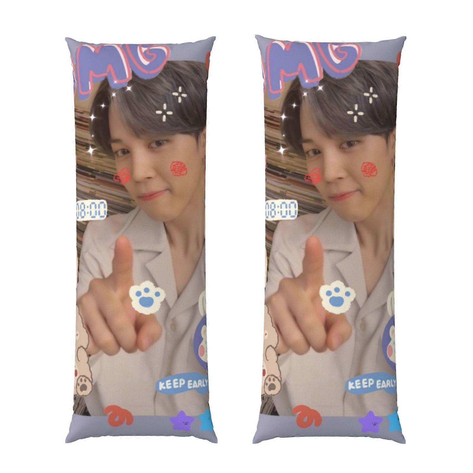 BTS Jimin (131) Fronha de Corpo BTS Jimin (131) Capa de Almofada de Tamanho Completo-ML351