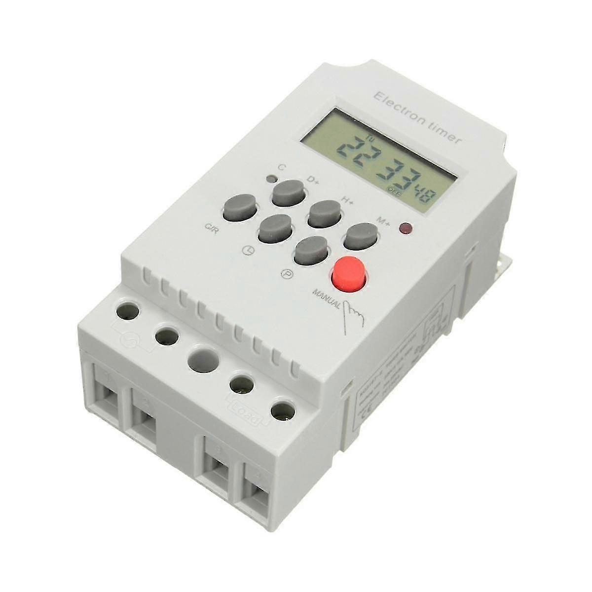 Kg316t-ii Din Rail Microcomputer Time Control Switch Time Control Timer Ac 220v 25a Digital Timer S
