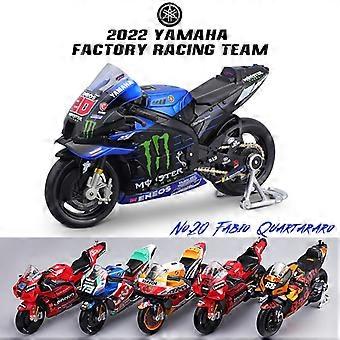 Moto Yamaha Racing 1/18 – Quartararo #20 Et #21, Modèle En Alliage Pour Collection