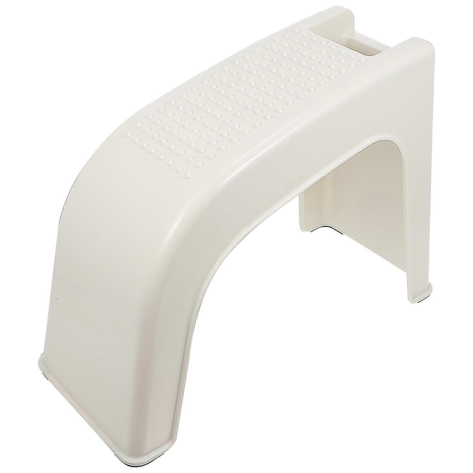1pc Practical Bathroom Pedicure Stool Stand Plastic Pedicure Salon Use Stool