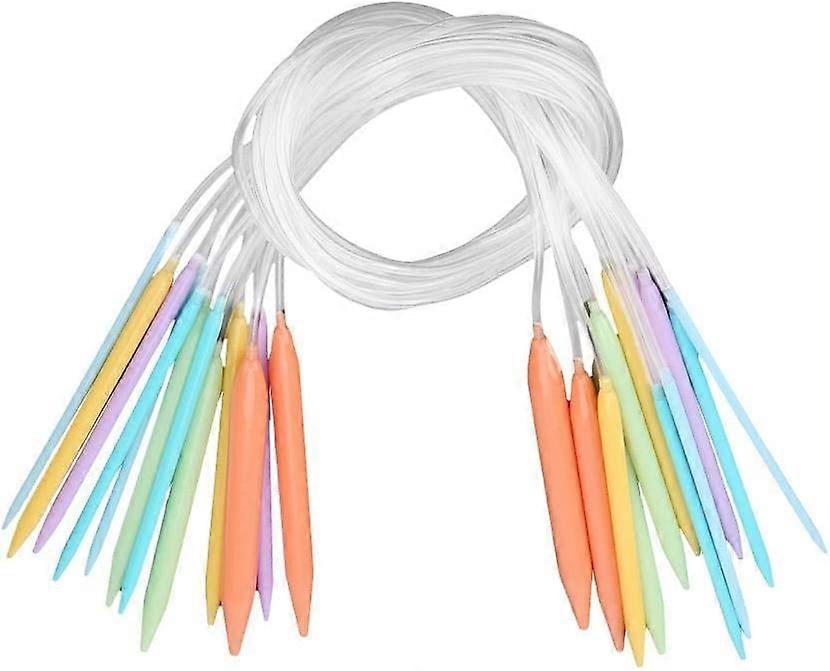 Sweater Needle, Knitting Needles, Weaving Tools Multicolor (80CM Long)