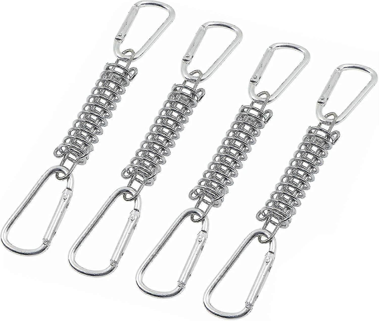 4pcs Awning Attachment Set Tension Spring, Alloy Spring Awning Spring Buckle, Heavy Duty Sun Shade Sail Fixing Kit-In Stock