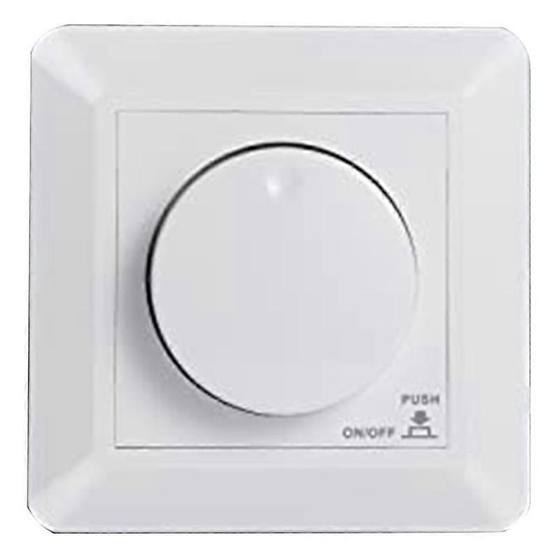 LED Flush-Mounted Dimmer Switch, for Dimmable LED and Halogen, 5-300W