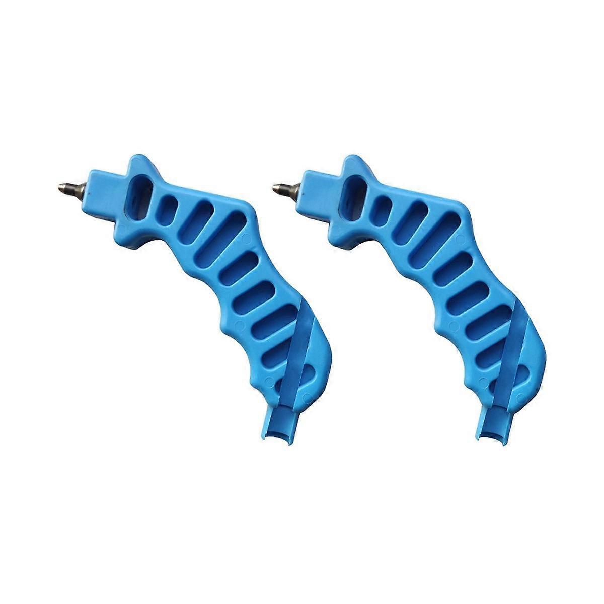 2Pcs Integrated Drip Irrigation Pipe Hole Punching and Pipe Joint Insertion Tool