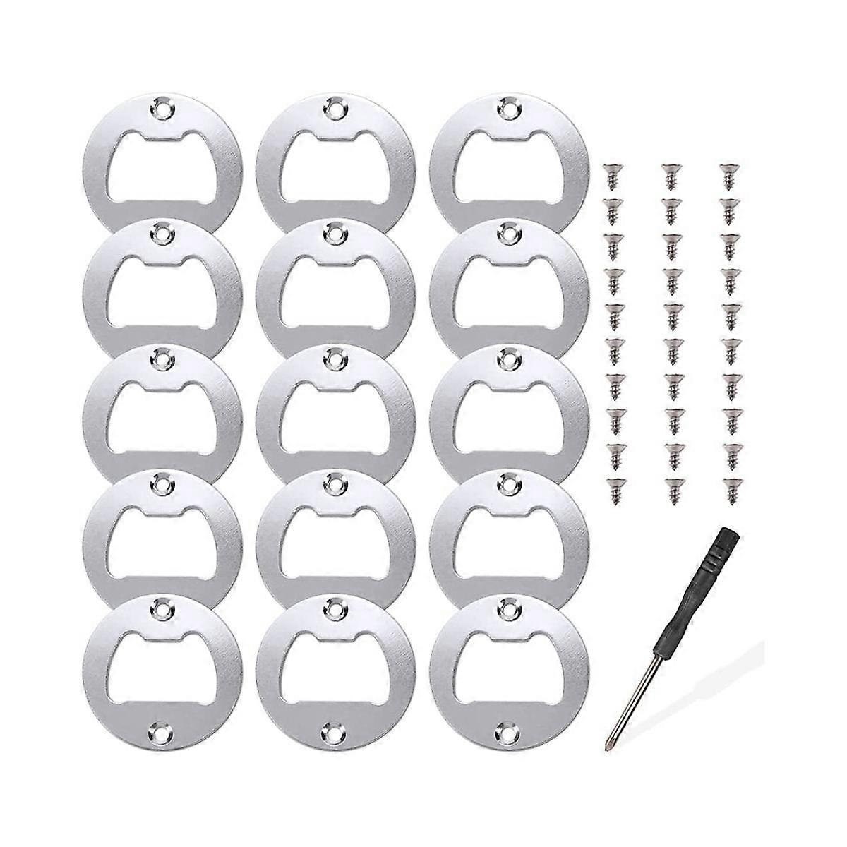 Stainless Steel Opener Inserts Hardware, Metal Insert Parts Kit for Opener Resin Casting Moulds,for