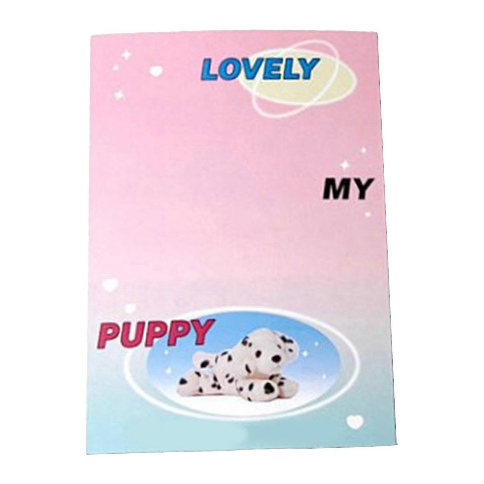 Cartoon Cardstock Paper Cute Pattern Versatile Durable Scrapbook Paper Pad for Photo Card Packaging