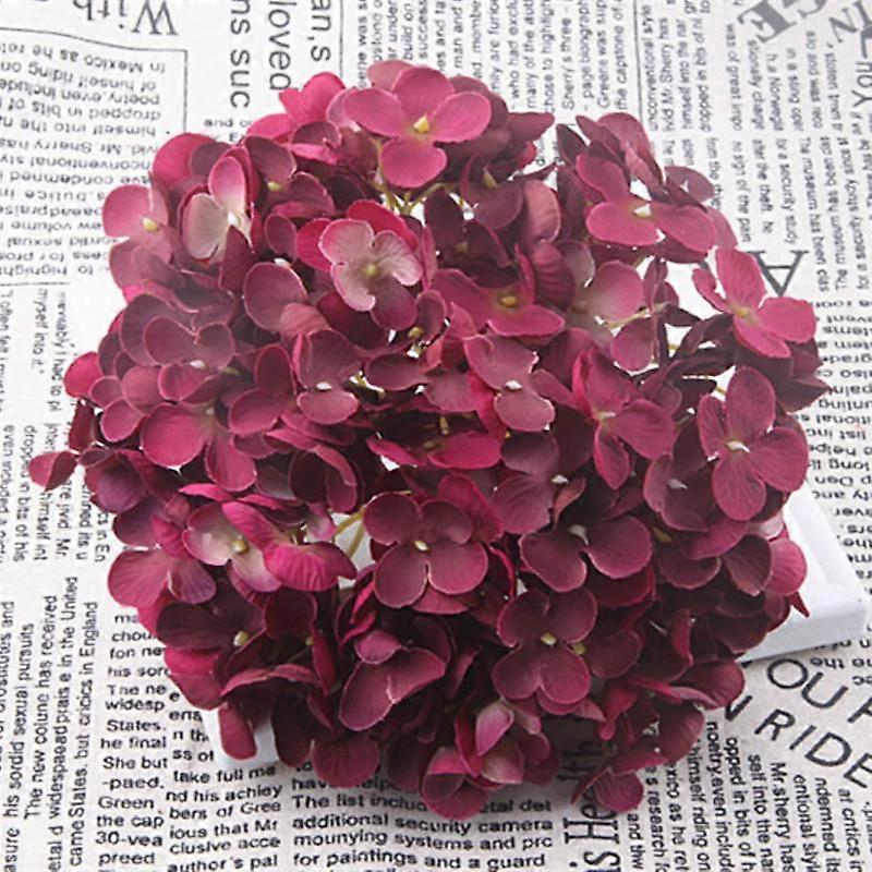 Artificial Dried Flowers Foam Simulation Hydrangea Flower Head DIY Wedding 11 Fork Floral Dropship