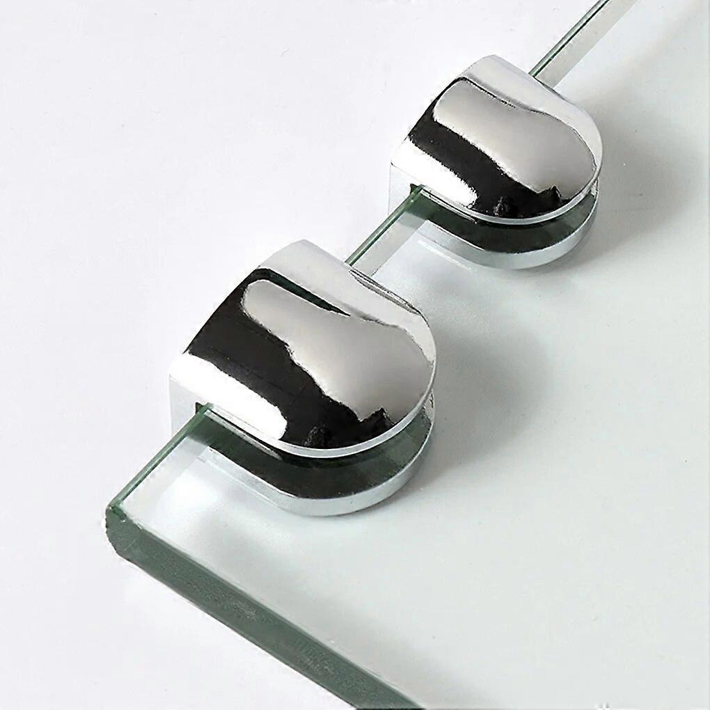 Glass Shelf Electroplated Replacement Simple Style Nonslip Heavy Duty Anti-rust Cabinet Display Case Clamp Holder
