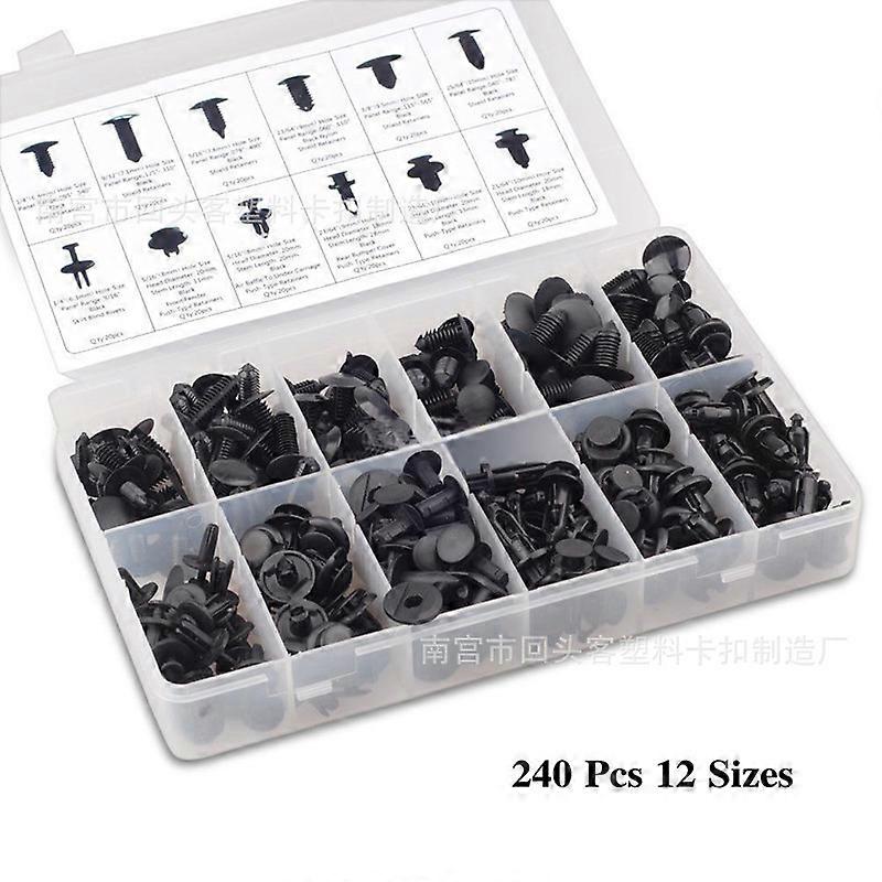 240PCS box buckle 12size car buckle