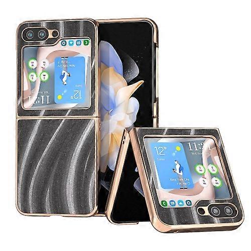 For Samsung Galaxy Z Flip5 Nano Electroplating Galactic Pattern Protective Mobile Phone Case