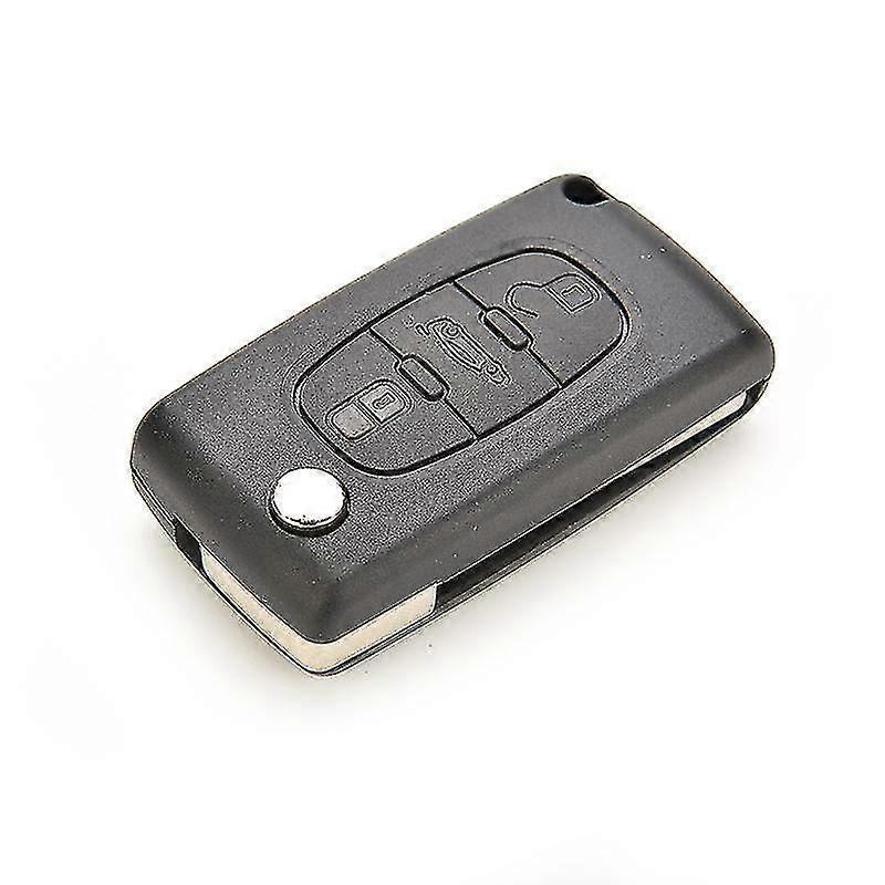 Flip Folding Remote Key Case Shell For Peugeot 407 307 308 607 3 Buttons