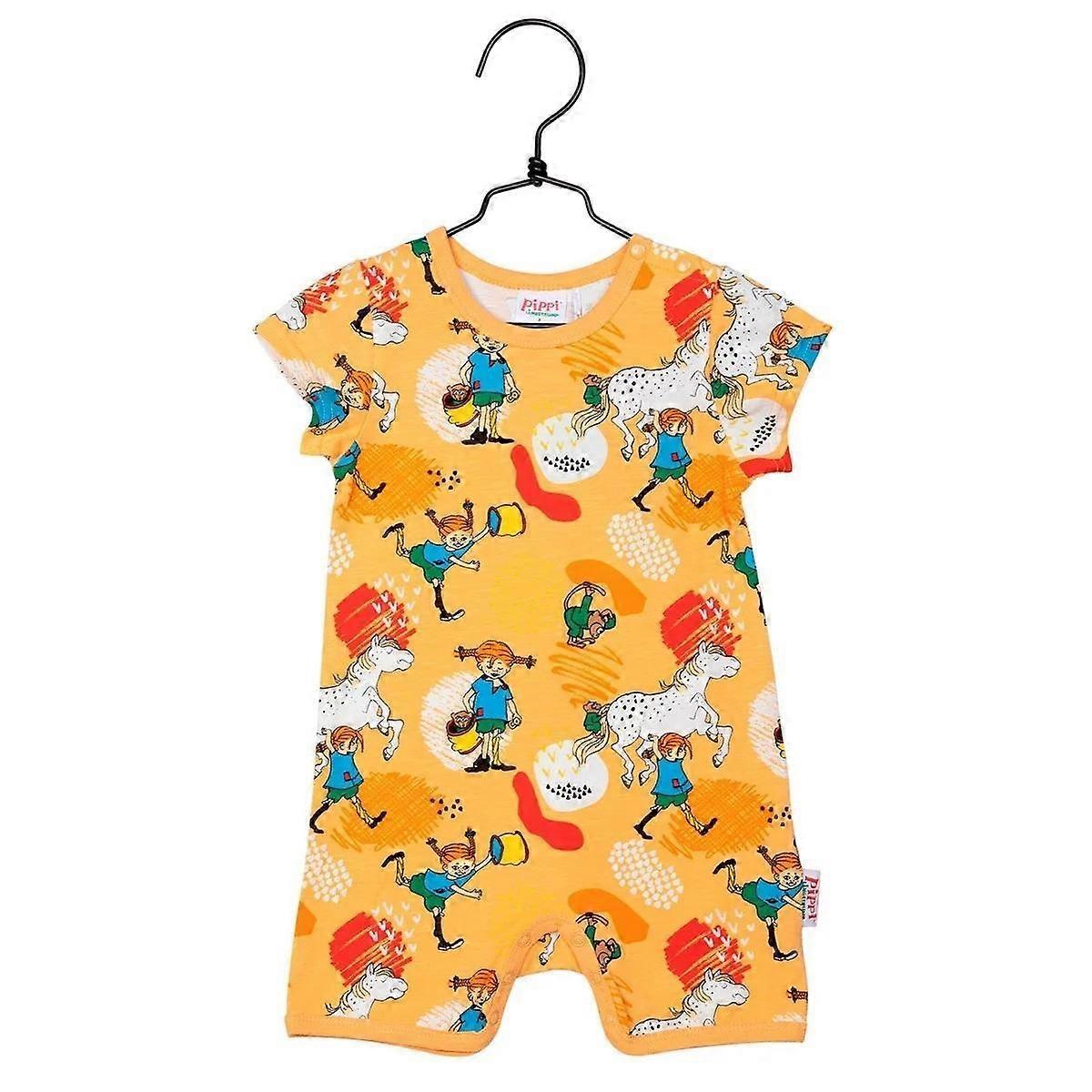 Pippi Långstrump Glad-playsuit melon