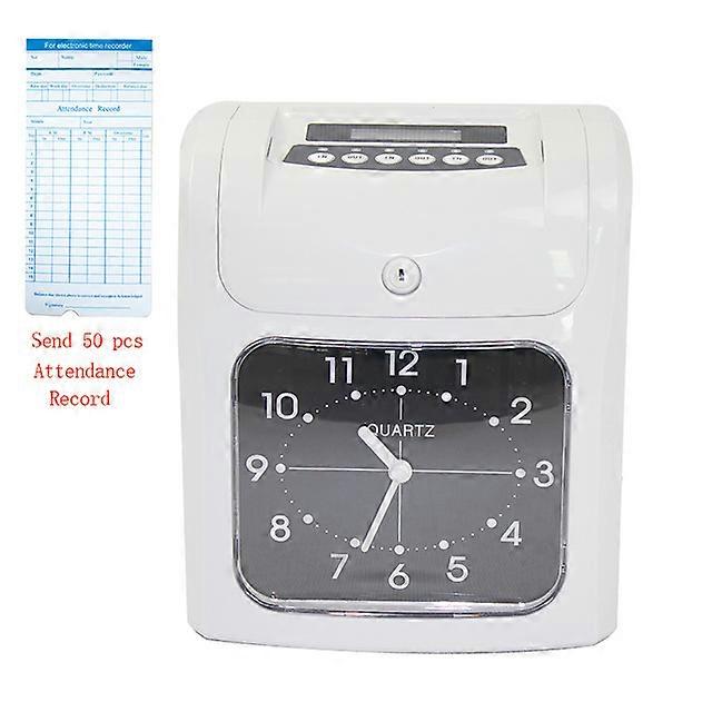 JWL-W-S1 Digital Time Recorder Attendance Punch Card time Clock Office Staffs Check in Punching Machine