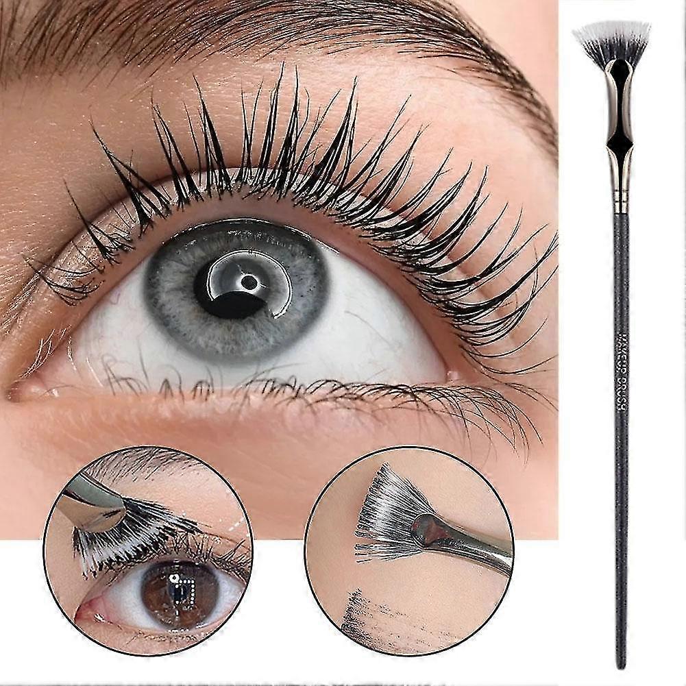 20 Angled Fan Shaped Eyelash Brush Mascara Brush Lash Separator Tool