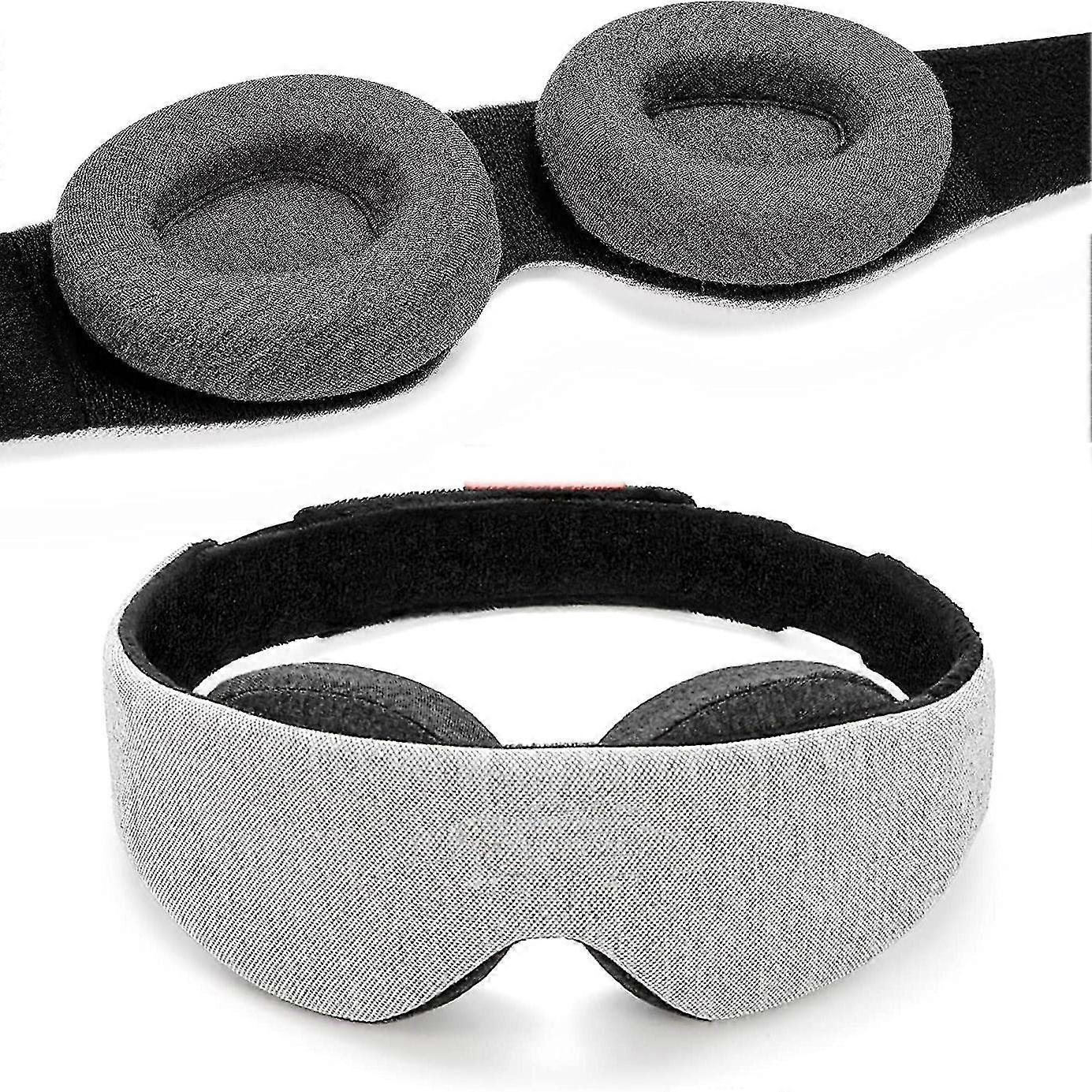 Sleep Mask - Masque pour les Yeux  Blackout - Aucune Pression Oculaire - Coupe Ajustable pour les Yeux - Masque de Sommeil pour les Dormeurs Lgers et