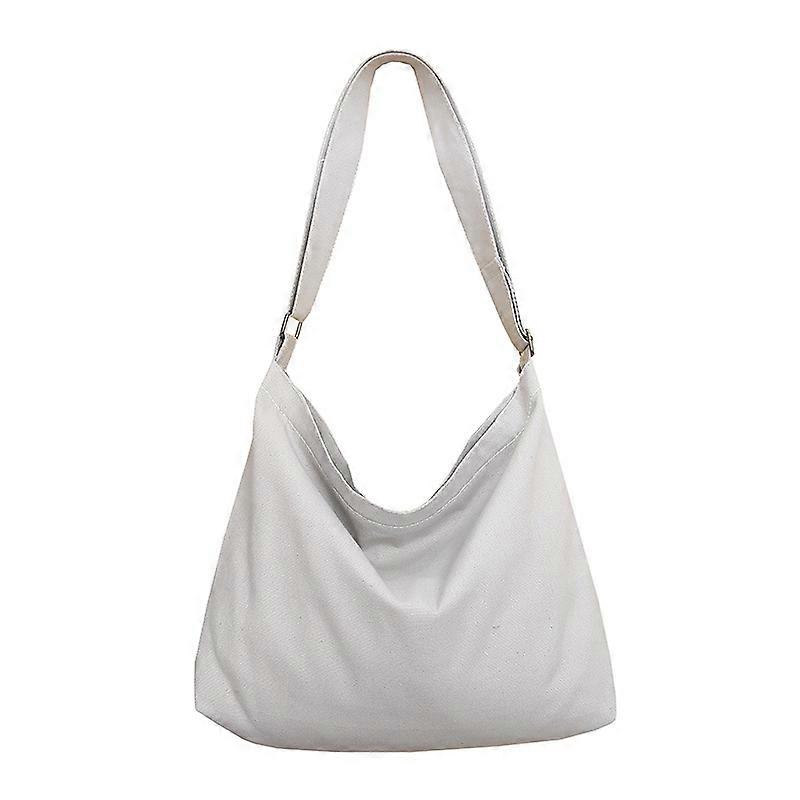 Canvas Bag with Magnetic Snap Large Size Simple Design Thick and Sturdy