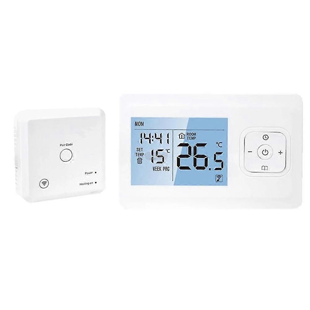 Wifi Smart Thermostat Wireless Lcd Programmable Temperature Controller For Gas Boiler Heating App V