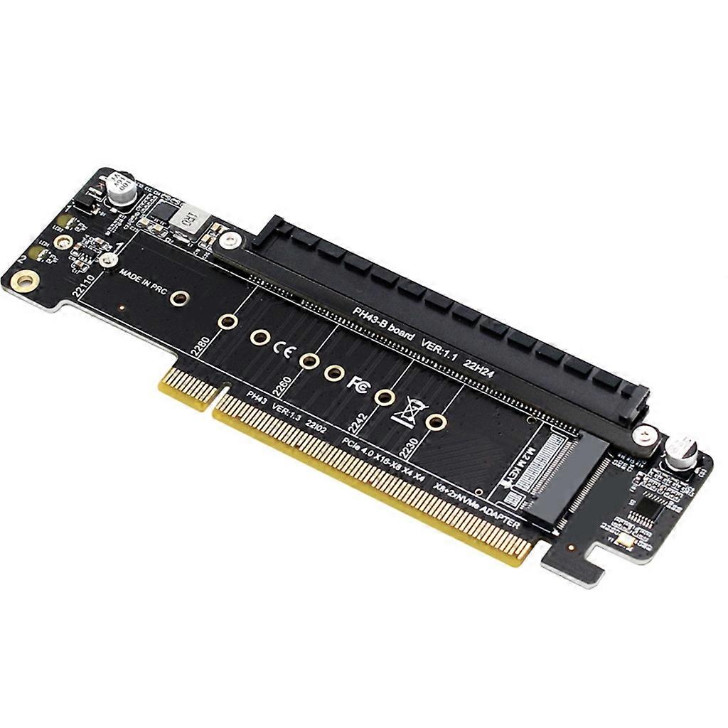 PCI-Express 4.0 Internal Host Controller Expansion Card x16 to x8+x4+x4 Split