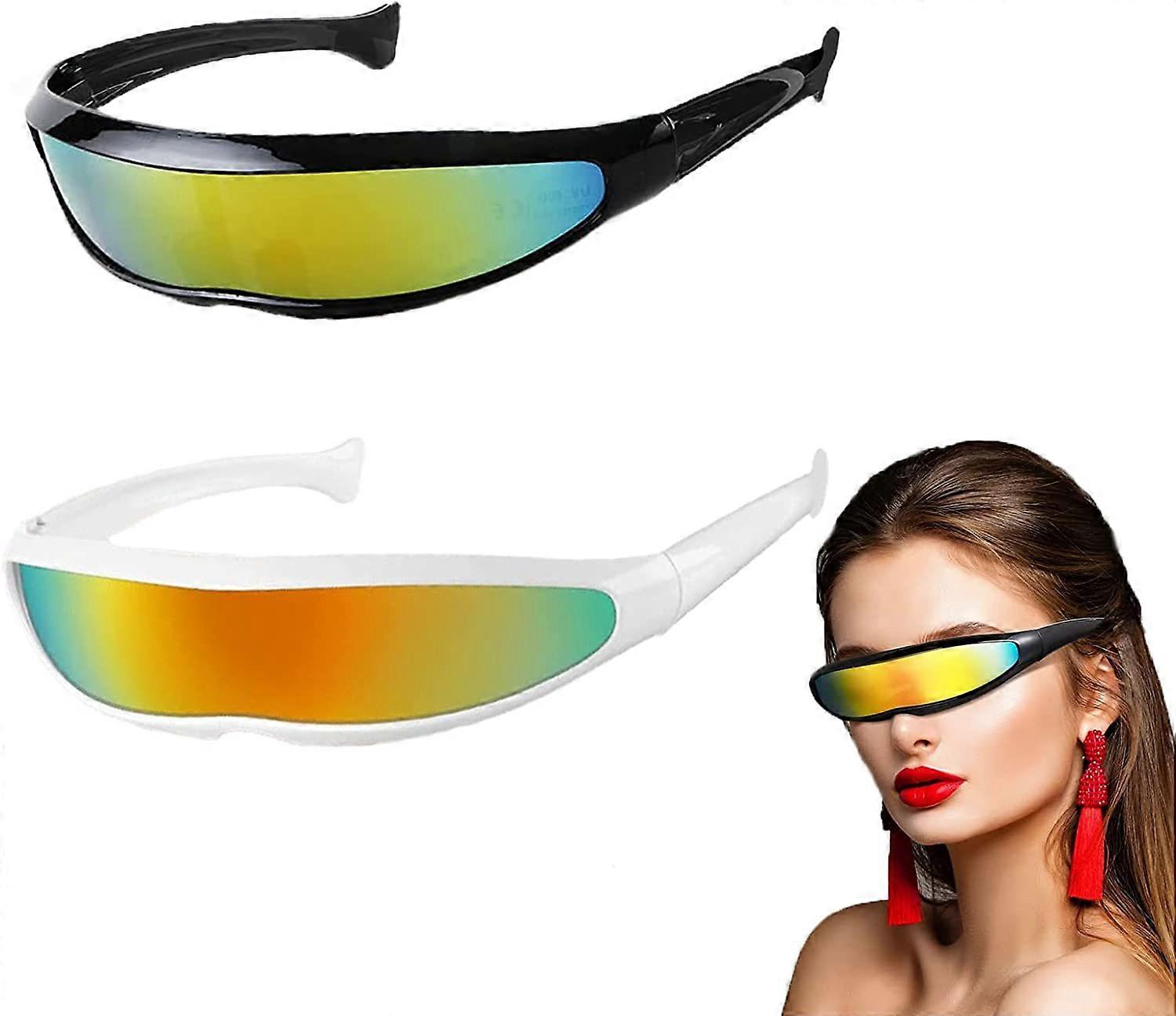 2pcs Funny Aliens Costume Glasses