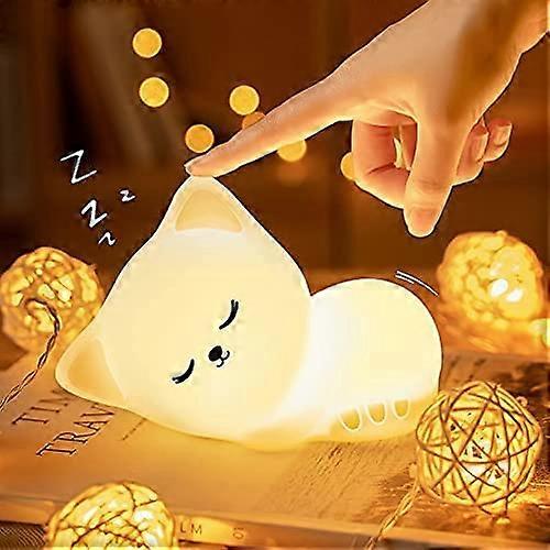 Cat Child Night Light,Baby Night Light,Rechargeable