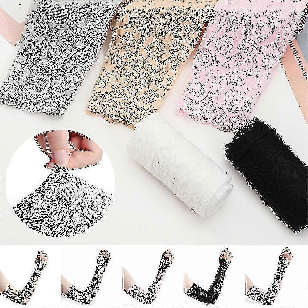 Güneş Koruyucu Kol Kol Uv Koruma Uzun Kollu Kol Kapağı Yaz Nefes Alabilir Dantel Bilezikler