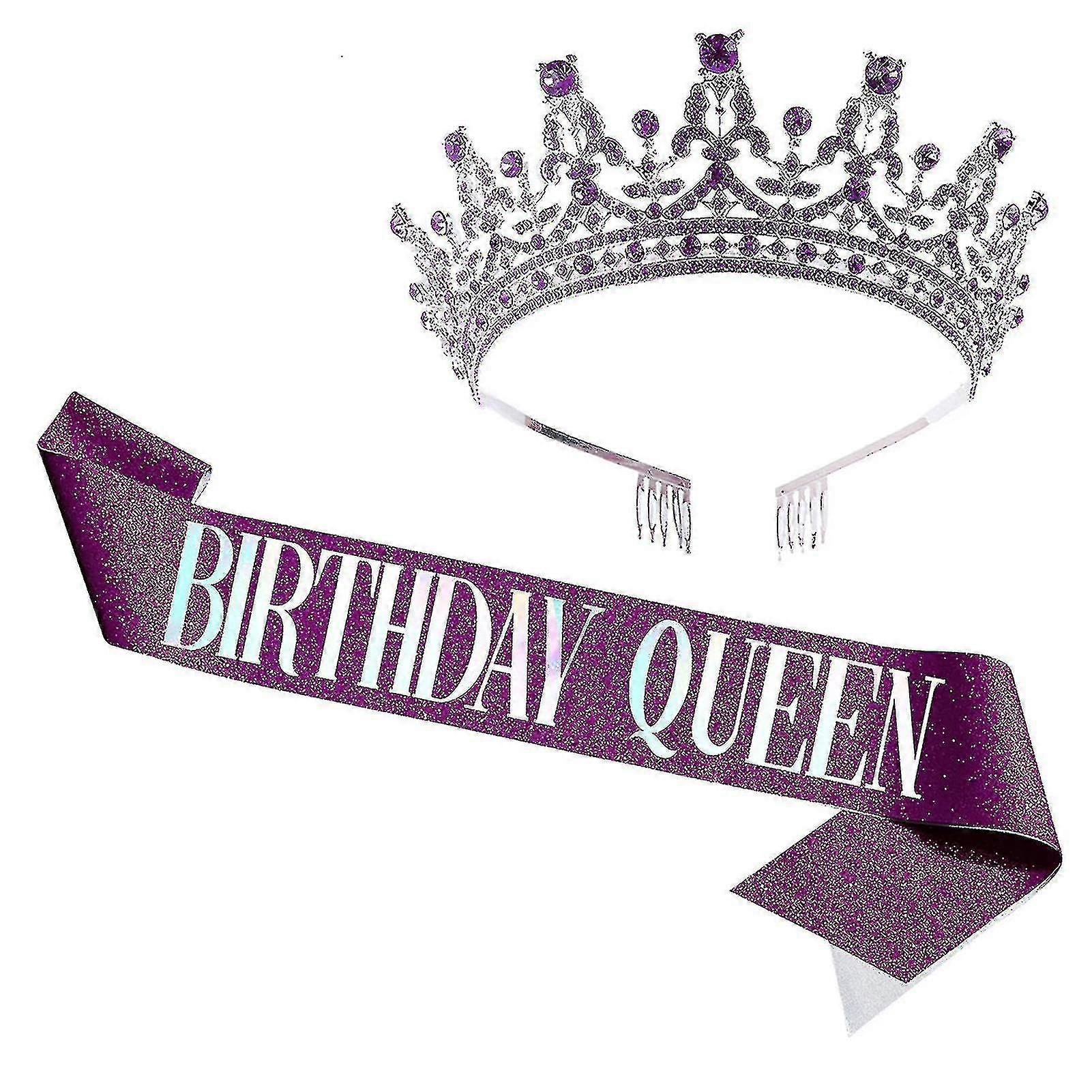 1 Set Practical Crown Headgear Lightweight Sparkling Crown