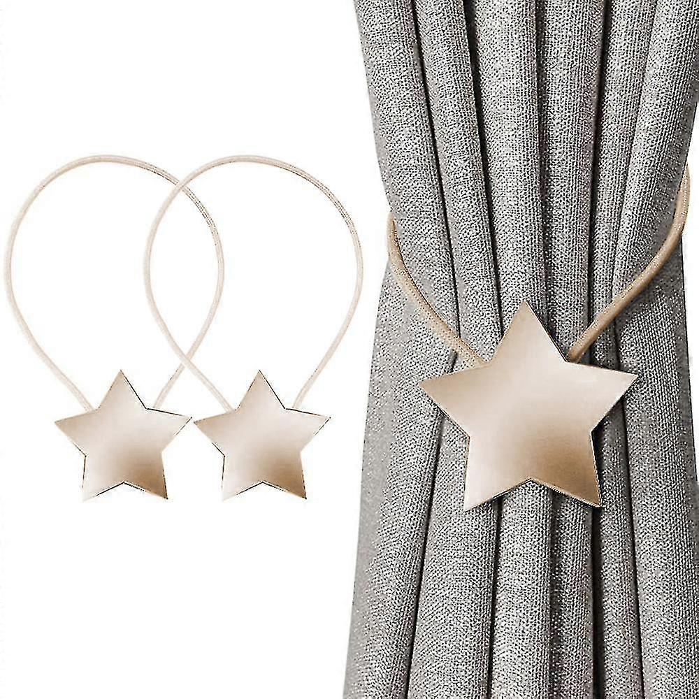 Magnetische Vorhang-Bindungen Clips Dekorative Seil-Holdbacks, 2er Pack