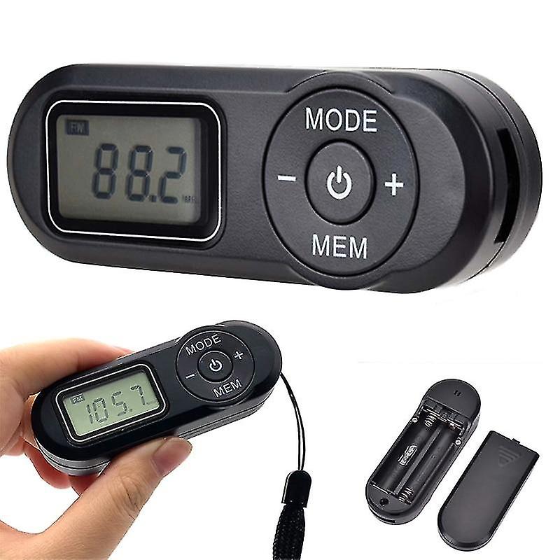 Portable Mini Digital Fm Radio With Earphone