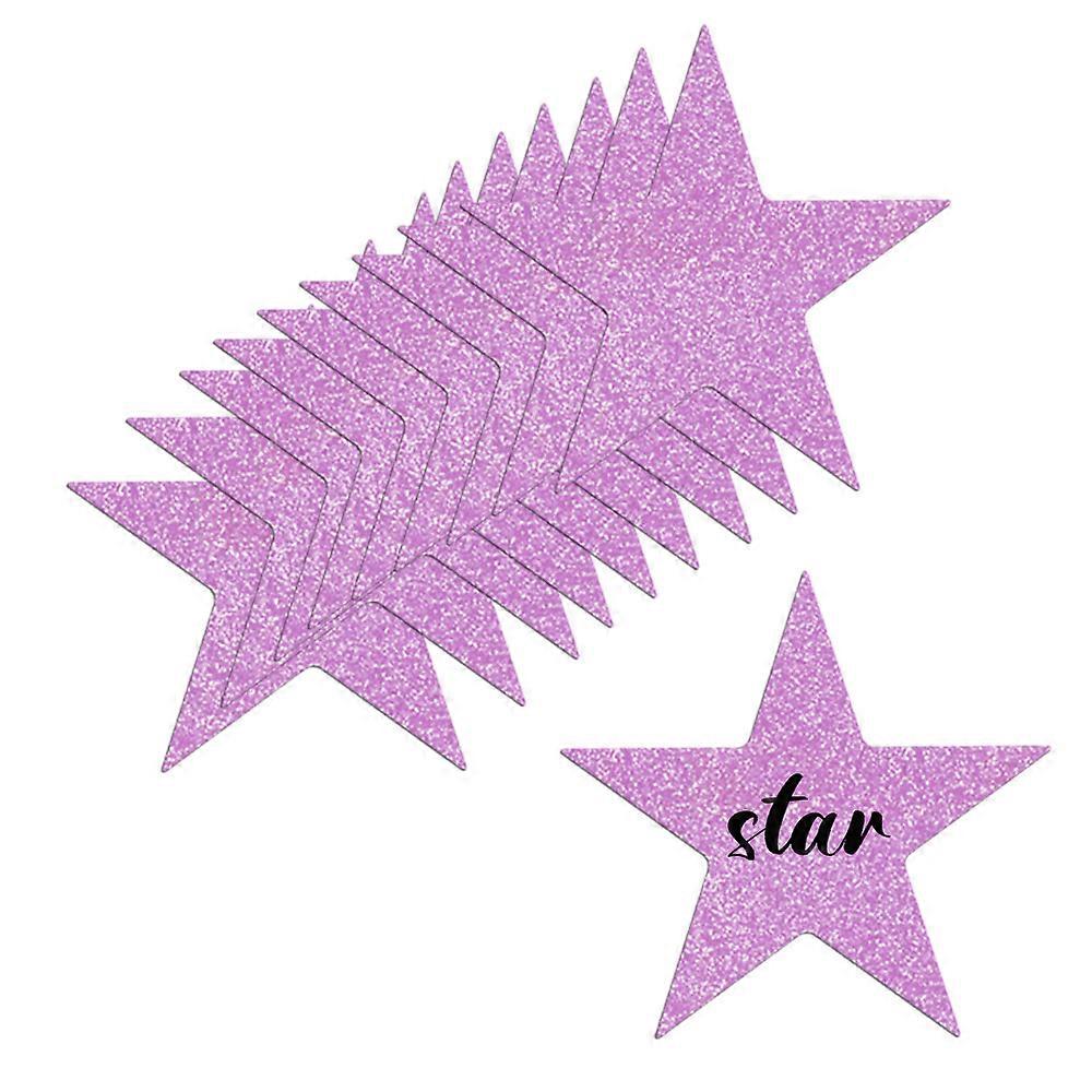 闪光纸 五叉星 手剪纸 教室 黑板 公告板 装饰 手写涂鸦 绘画 闪光 五叉星
