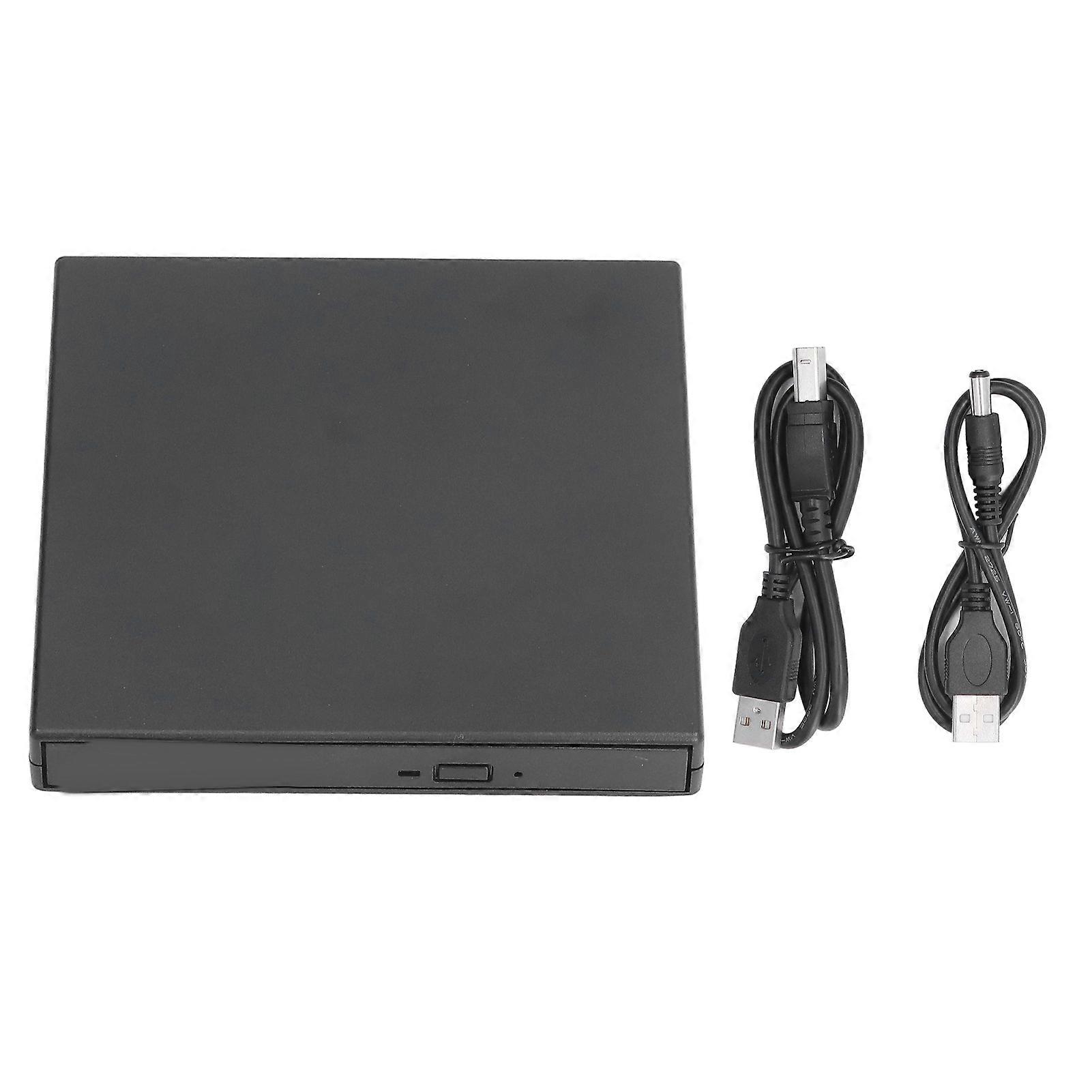 External CD DVD Drive USB Port Slim Portable Optical Drive for Laptop Portable CD Burner for Win for OS for Linux