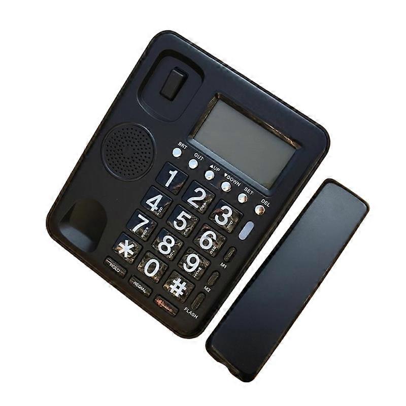 Big Button Telephone Loud Volumes Landline Phone with LCD Display Speed Dial
