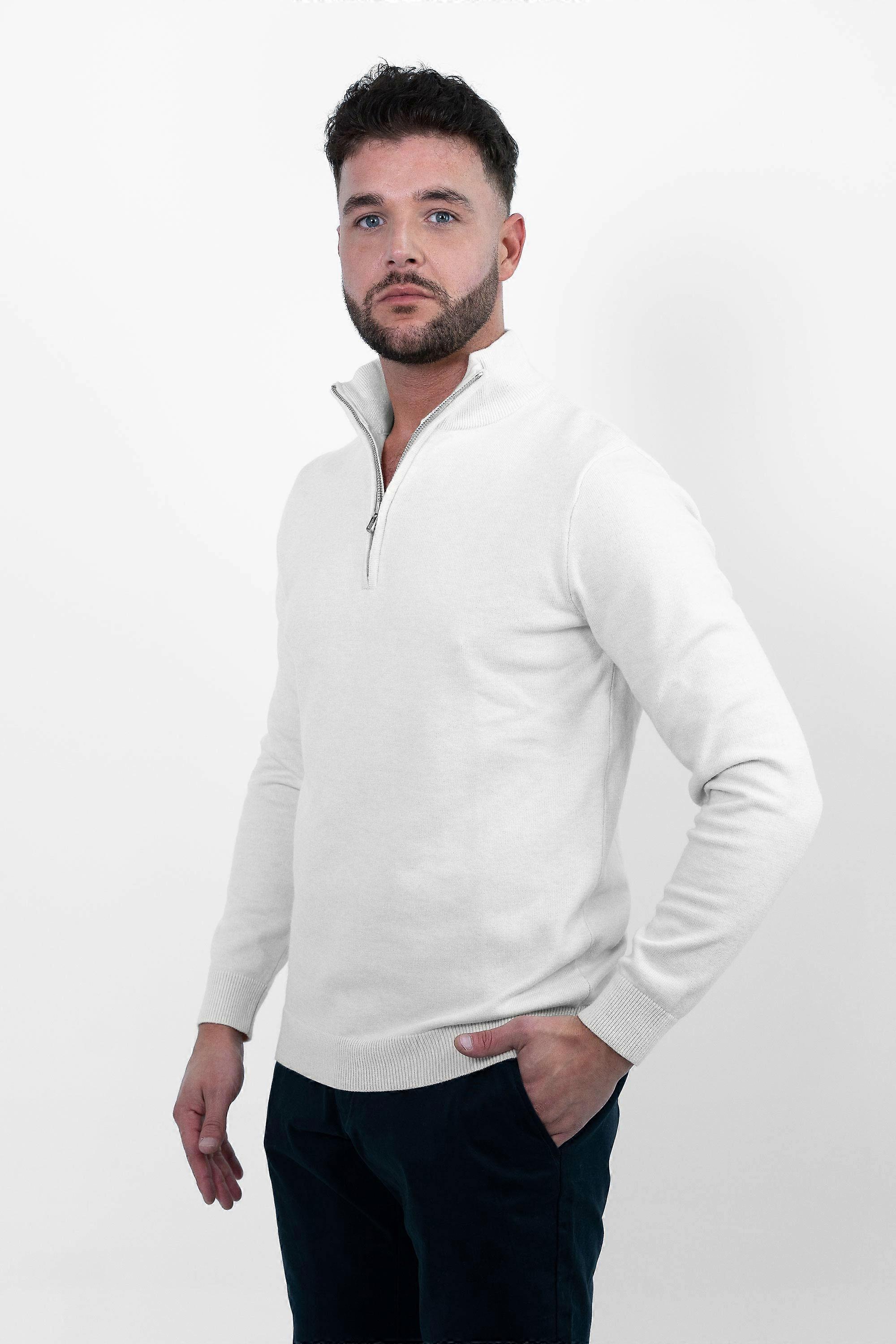 Luxe Half Zip Pullover - Regular Fit - Knit Heren Trui