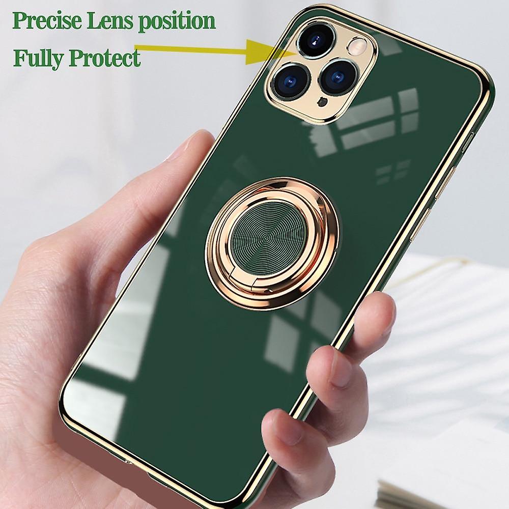 Anti-knock 6d Stand Cover Ring Case For Iphone13