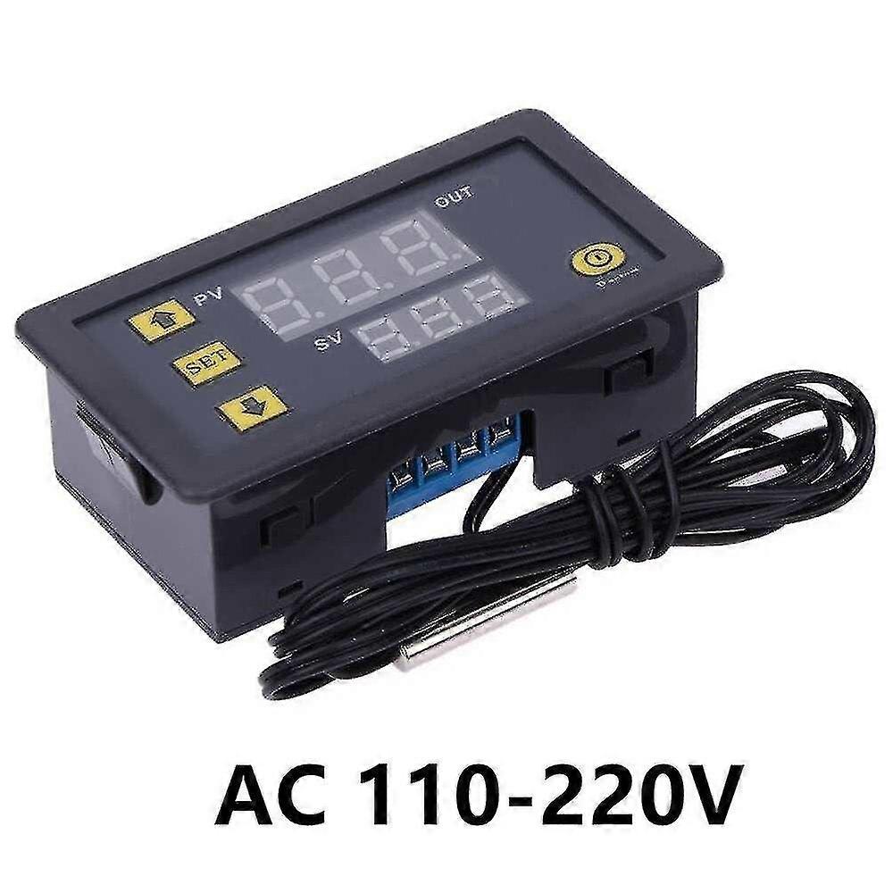 W3230 Mini Digital Temperature Controller 12v 24v 220v Thermostat Regulator Heating Cooling Control Thermoregulator With Sensor
