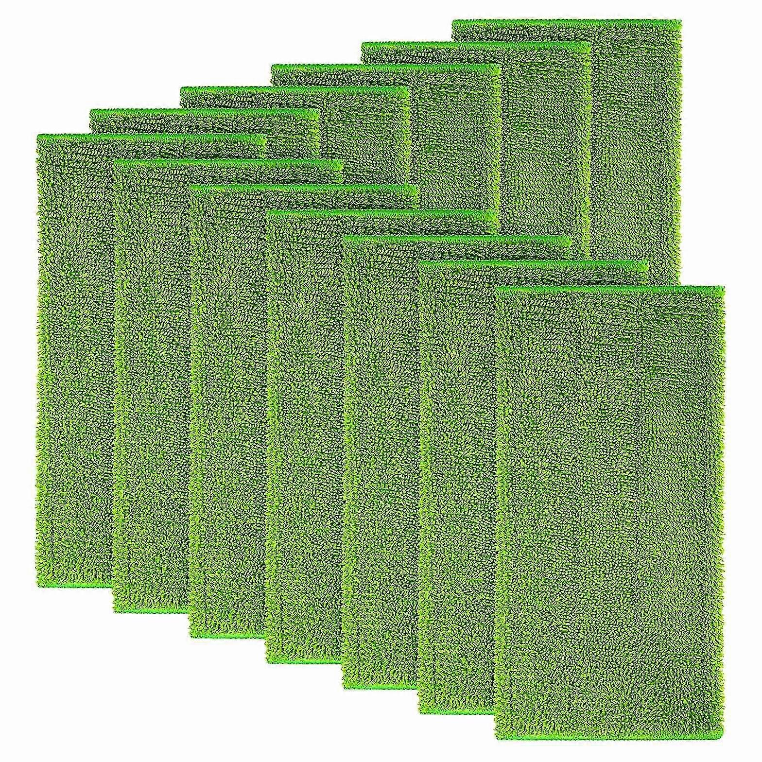 12 Pack Microfiber Mop Pads For Swiffer Wetjet Refills Cleaning
