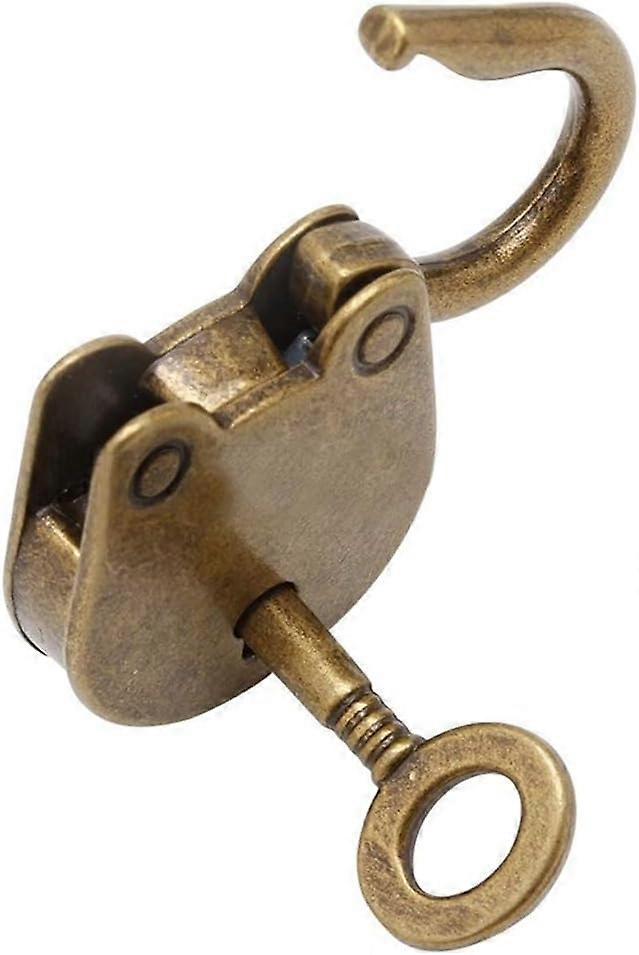 3 Pieces Mini Vintage Antique Panda Padlock with Key Set 3 Pieces for Party Favor, Decoration