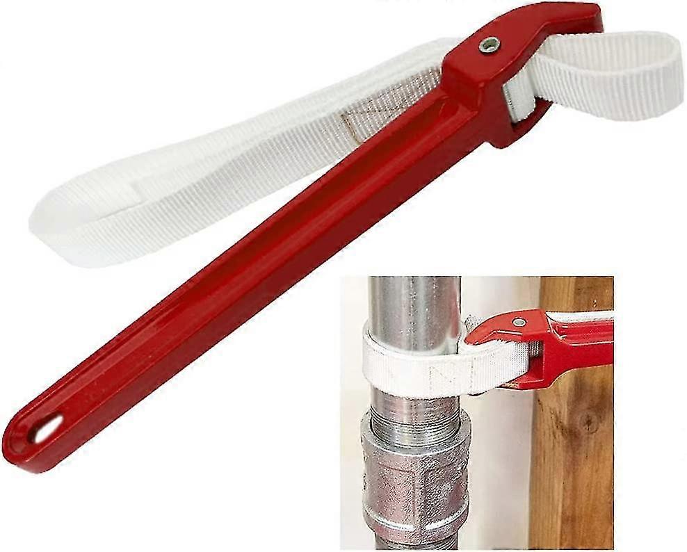 Adjustable Strap Wrench Universal Oil Filter Strap Wrench Non-slip Grip 30 Strap 85 Strap Durable Easy To Use Strap Wrench For Oil Filters Garden Hose