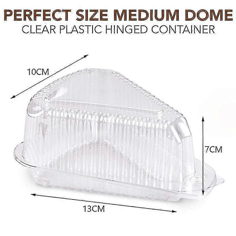 100pcs Triangle Cheesecake Boxes Slice Cake Box Triangle Pie Holders Cake Boxes For Bakery Party Wedding