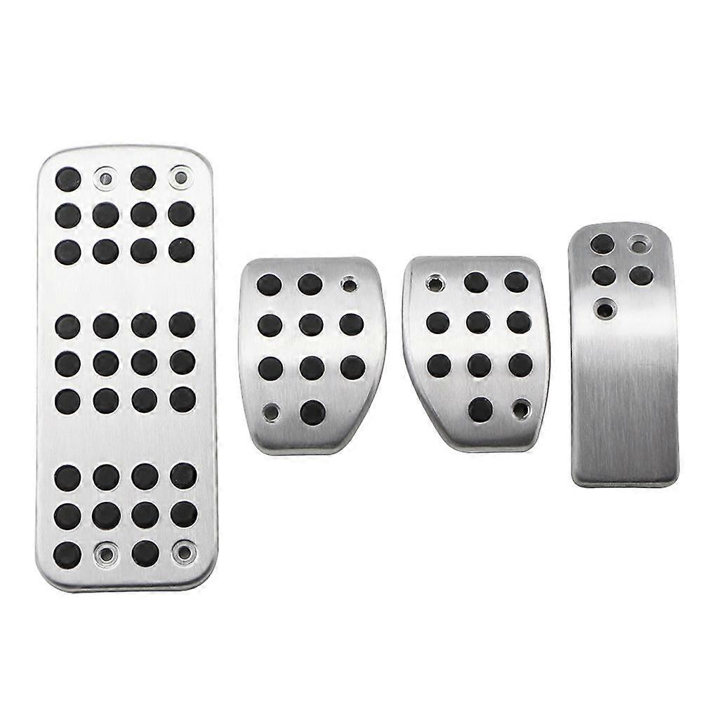Aluminum Brake Gas Foot Pedal Clucth Pedals Slip Resistance Cover for Peugeot 207 301 307 208 2008 308 408 CITROEN C3 C4/DS 3 4 6 DS3 DS4 DS6