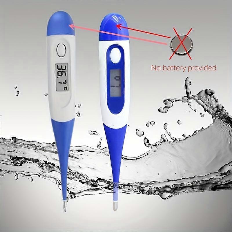 2pcs Pet Thermometers With LED Display & Alert Function, Handheld Accurate Temperature Measurement, Suitable For Dogs & Cats, Battery Included