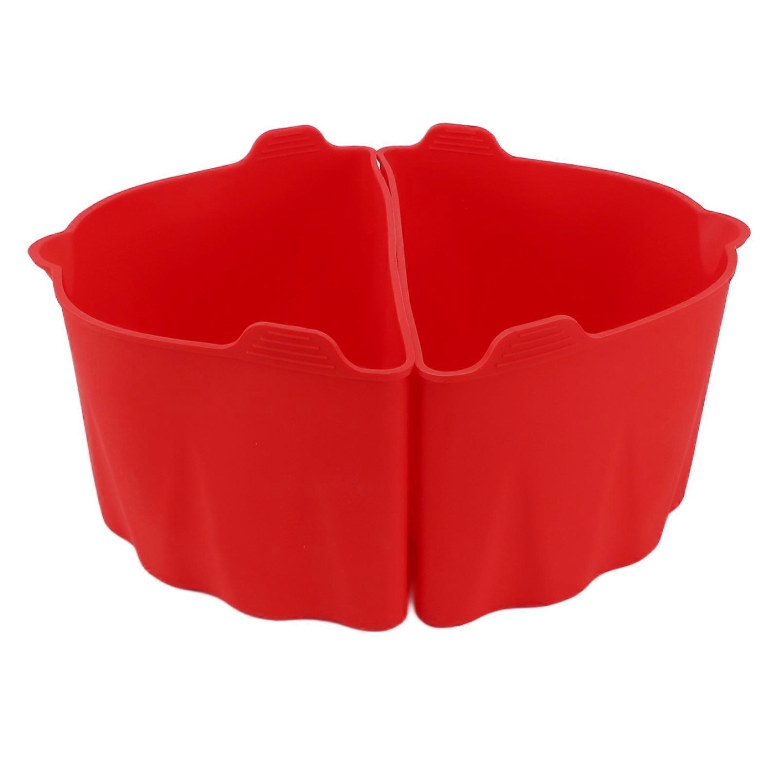 Silicone Slow Cooker Liner 2-Piece 6-7QT Divider for Home Restaurant